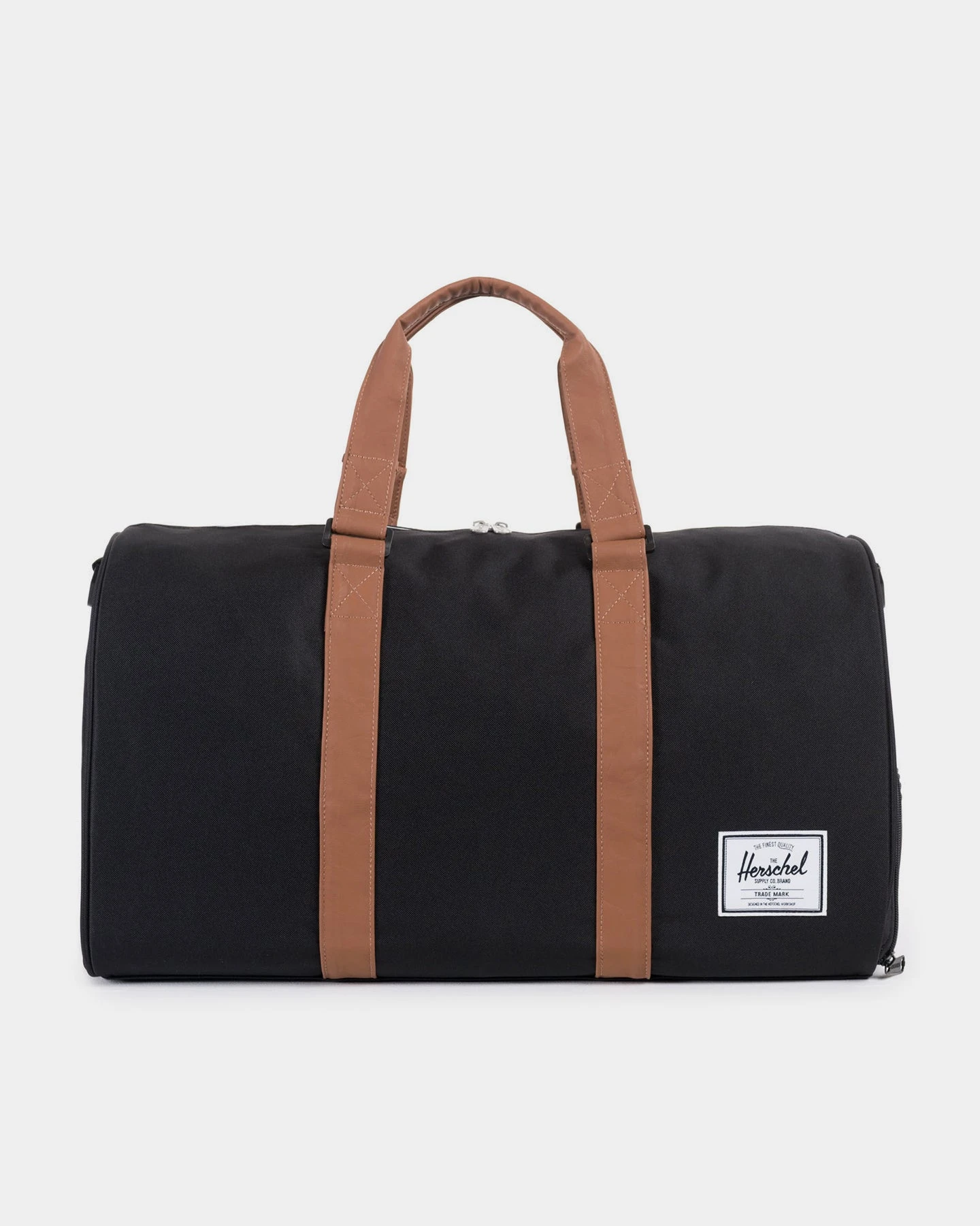 Herschel Bag Co Novel Duffle Bag Black/Tan Faux 3 Herschel Bag Co Novel Duffle Bag Black/Tan Faux