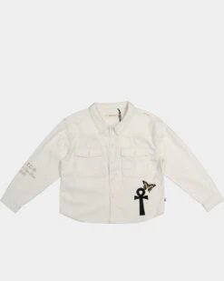 Honor The Gift Kids' Icon 1988 Denim Button Up Bone -Fashion Clothing Store 840249505917 default 0080