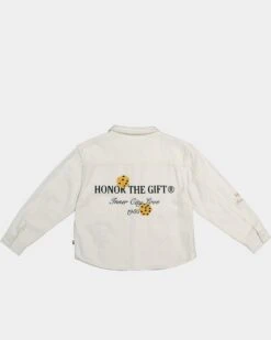 Honor The Gift Kids' Icon 1988 Denim Button Up Bone -Fashion Clothing Store 840249505917 default 0090