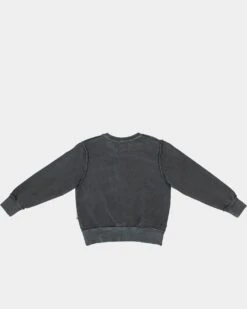 Honor The Gift Kids' Holiday Weathered Crewneck Black -Fashion Clothing Store 840249510812 default 0090