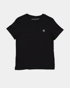 Calvin Klein Kids' Monogram T-Shirt 2 Pack White/Black -Fashion Clothing Store 8719854625940 default 00110