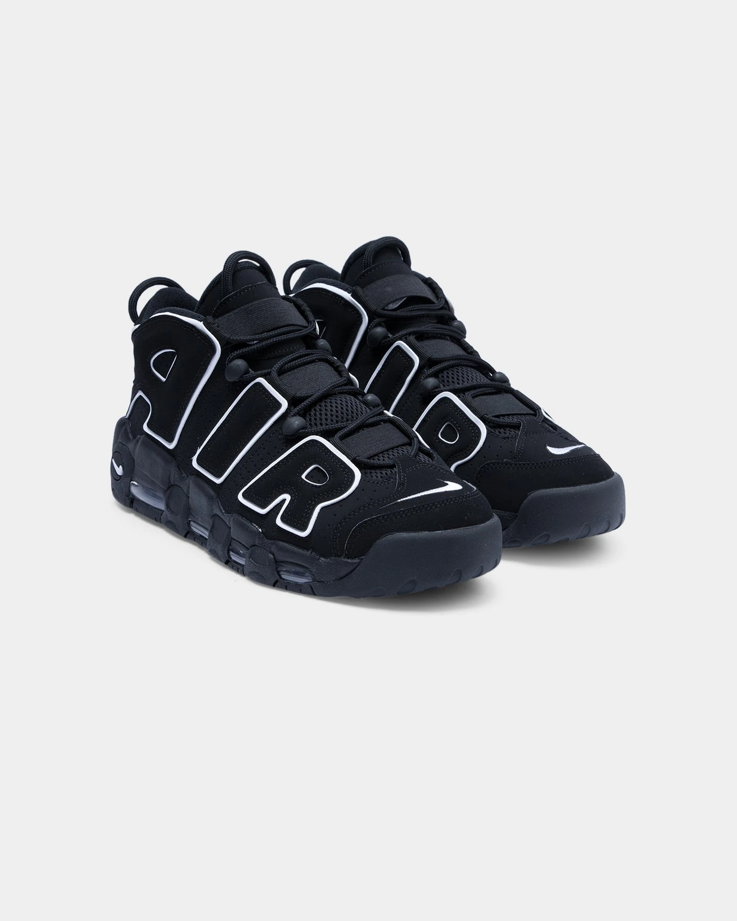 Nike Men's Air More Uptempo Black/White/Black 4 Nike Men's Air More Uptempo Black/White/Black - Image 2