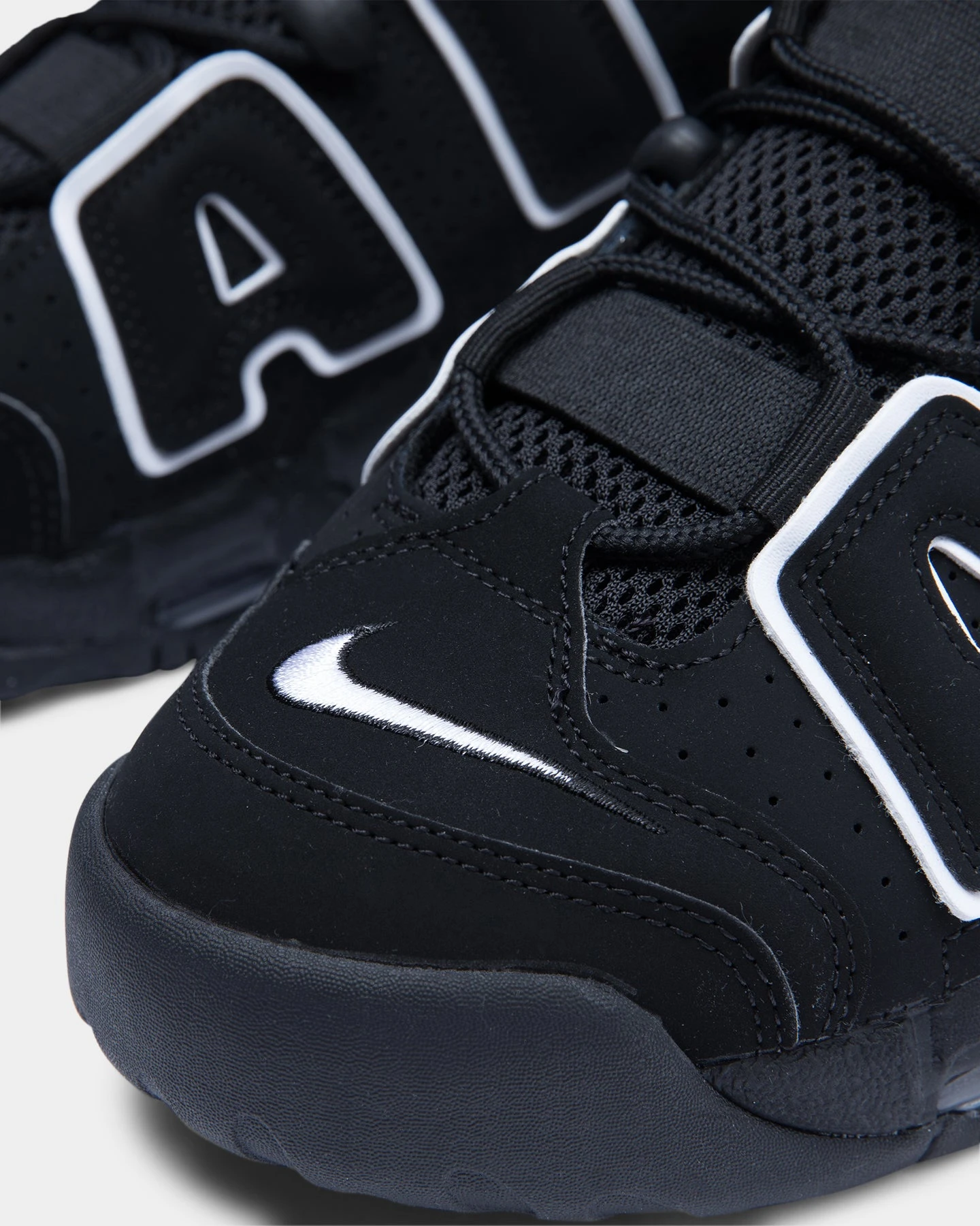 Nike Men's Air More Uptempo Black/White/Black 8 Nike Men's Air More Uptempo Black/White/Black - Image 6