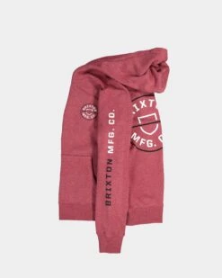 Brixton Kid's Crest Pullover Hoodie Dark Brick 11 Brixton Kid's Crest Pullover Hoodie Dark Brick -Fashion Clothing Store 888588661154 default 000031