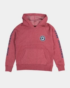 Brixton Kid's Forte Pullover Hoodie Dark Brick -Fashion Clothing Store 888588661406 default 000050