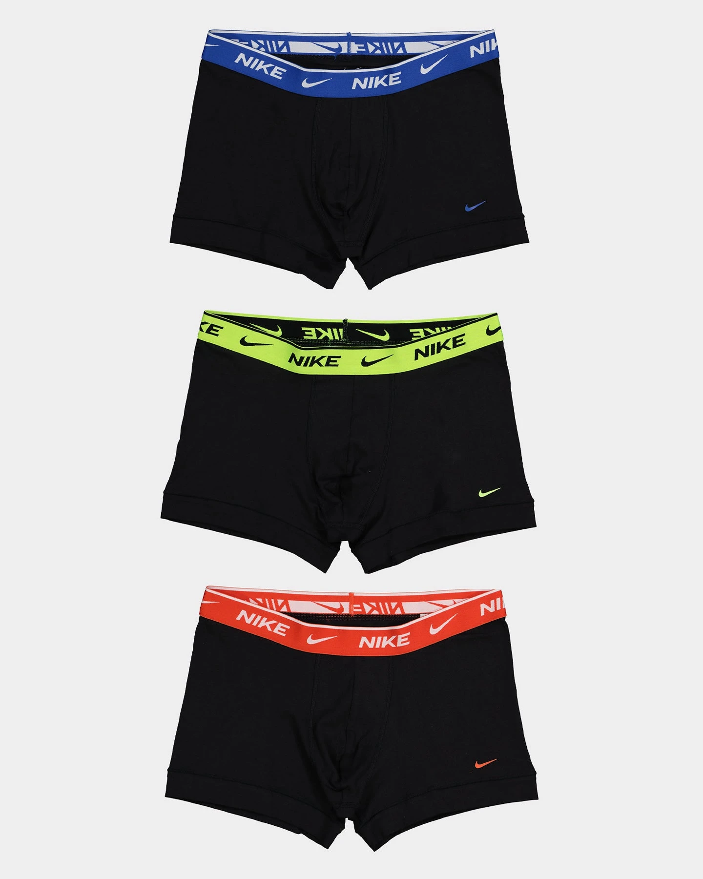 Nike Everyday Cotton Stretch Trunk 3 Pack Multi-Coloured 3 Nike Everyday Cotton Stretch Trunk 3 Pack Multi-Coloured