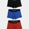 Nike Dri-FIT Ultra Stretch Micro Trunk 3 Pack Red/Blue/Black -Fashion Clothing Store 9349476987288 default 0010