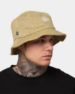 Stussy Graffiti Terry Bucket Hat Safari -Fashion Clothing Store 9354986228905 default 0101