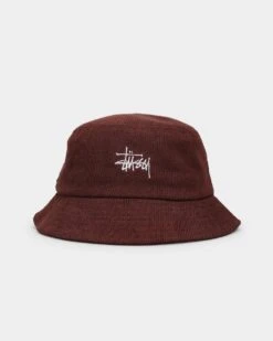 Stussy Stüssy Graffiti Cord Bucket Hat Chocolate