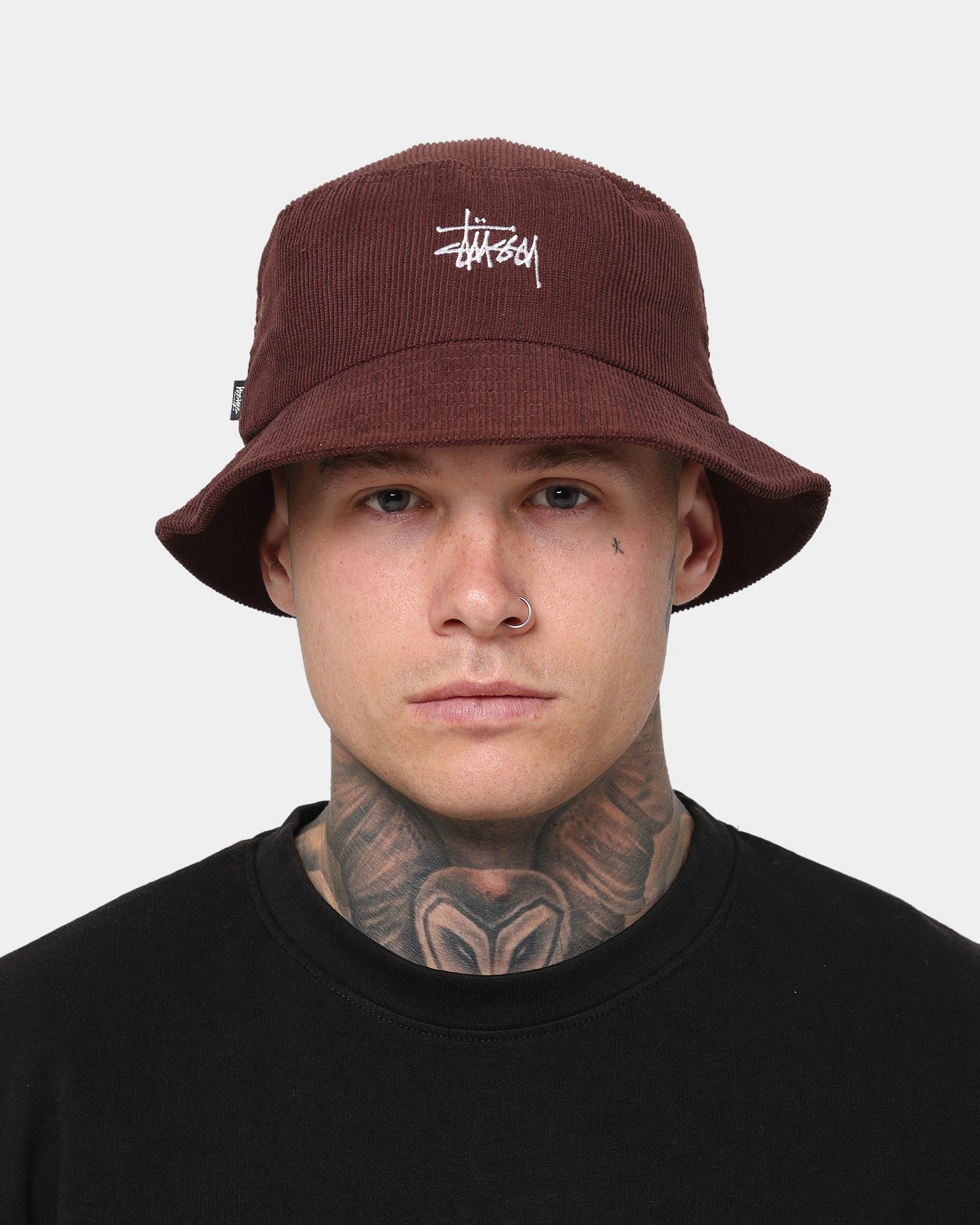 Stussy Stüssy Graffiti Cord Bucket Hat Chocolate 4 Stussy Stüssy Graffiti Cord Bucket Hat Chocolate - Image 2