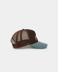 Stussy Workgear Trucker Snapback Brown/Blue 10 Stussy Workgear Trucker Snapback Brown/Blue -Fashion Clothing Store 9354986505341 default 0030