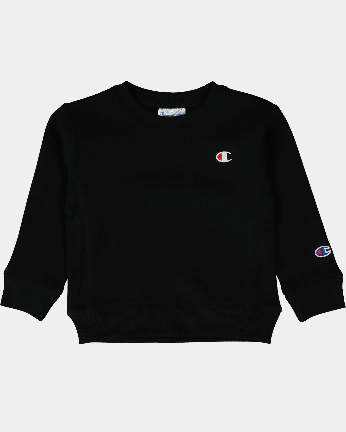 Champion Kids' Reverse Weave Crewneck Black 4 Champion Kids' Reverse Weave Crewneck Black - Image 2