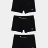 Champion 3 Pack Underwear Black/Gold -Fashion Clothing Store 9357679366625 default 0010