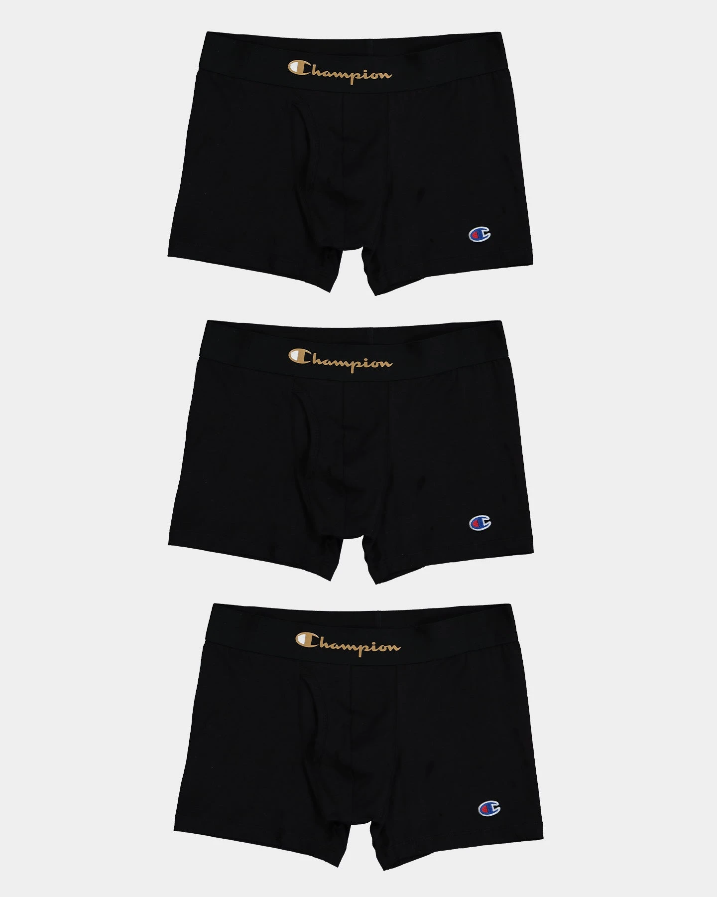 Champion 3 Pack Underwear Black/Gold 3 Champion 3 Pack Underwear Black/Gold