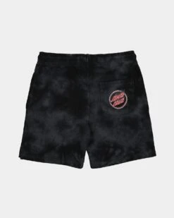 Santa Cruz Kids' Checked Out Flamed Dot Shorts Black/Black Tie Dye -Fashion Clothing Store 9358677133653 default 0090
